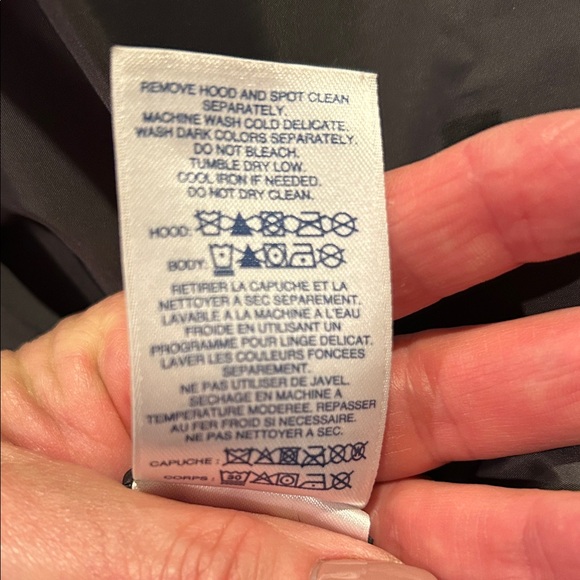 Women’s Black ankle length Puffer Coat with Hood - Picture 9 of 9